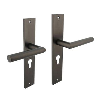 Deurklink Bastian op schild 245x45 mm cilindergat 55mm an..., Ophalen of Verzenden, Klink of Kruk