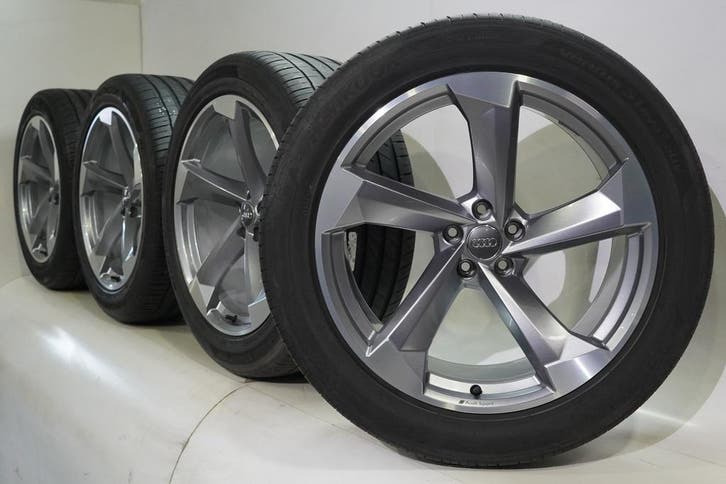 Audi Q8 4M 21 inch velgen Hankook Zomerbanden Origineel, Autos : Pièces & Accessoires, Pneus & Jantes, Enlèvement ou Envoi