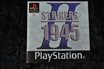 Strikers 1945 II Playstation 1 PS1 Manual Only PAL, Verzenden, Nieuw