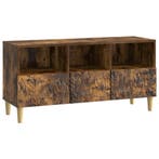vidaXL TV Kast 102 x 34,5 x 50 cm Gerookt eiken Bewerkt hout, Verzenden