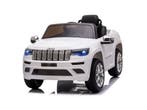Jeep Grand Cherokee, 12 volt elektrische kinderauto, Leder z, Ophalen of Verzenden