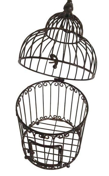 Cage à oiseaux - Fer, Antiquités & Art