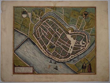 Nederland - Stad Deventer; Braun and Hogenberg. - Liberae et, Nieuw
