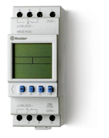Minuteur Hebdomadaire Numérique Interrupteur 2CO 16A 24V UC, Verzenden