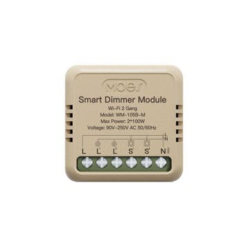 MOES WM-105B-M-MS dubbele slimme dimmer - wifi, Verzenden, Nieuw