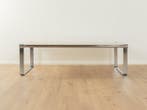 Salontafel - Chroom, Onyx - Onyx salontafel uit de jaren