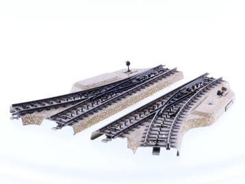 Schaal H0 Märklin 5121 Set handmatige                  re.., Ophalen of Verzenden, Rails