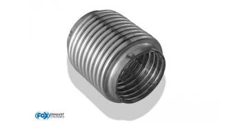 FOX Flexibele buis - Ø50mm binnenkant - lengte: 100mm Binnen, Verzenden