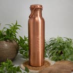 Puur koperen waterfles flower of life met handgreep ± 950, Ophalen of Verzenden, Nieuw