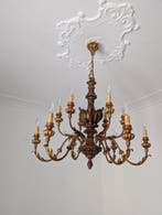 Kroonluchter - IJzer - Gigantisch Florentijns, Antiek en Kunst