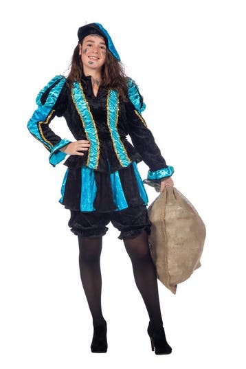 Pietenpak Dames Blauw, Verzenden, Nieuw