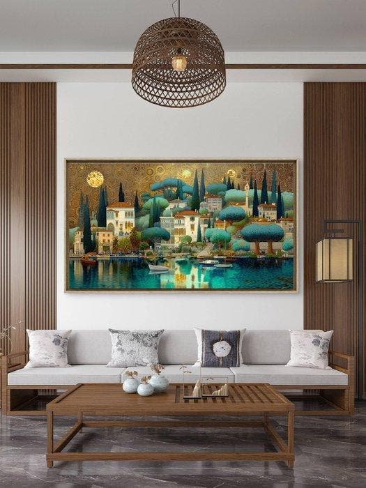 Mrs Art Prime - The Magical Timelapse in Cannes in Gustav, Antiquités & Art, Art | Peinture | Moderne