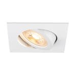 SLV NEW TRIA inbouw spot vierkant 82x82mm GU10 kantelbaar, Verzenden, Nieuw, Trendy verlichting