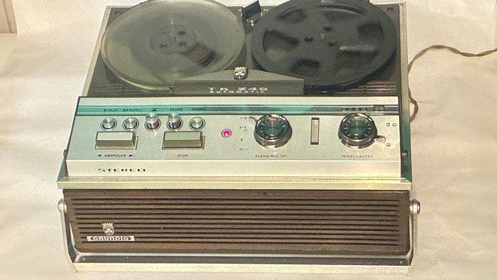 Grundig - TK245 Draagbare bandrecorder, TV, Hi-fi & Vidéo, Radios