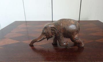 P. Chenet - Beeld, Olifant - 6.5 cm - Brons, Antiquités & Art