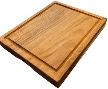 BASIC CULINAIR Snijplank Teakhout 40x30 cm, Huis en Inrichting, Verzenden, Nieuw