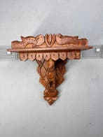 Wandtafel - Hout - Wandconsole met vogel, Antiek en Kunst