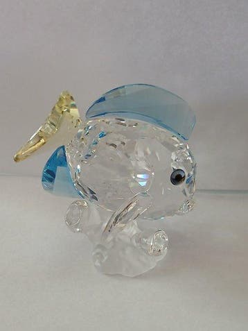 Swarovski - Beeldje - Sehr rarer Doktorfisch 886180 mit Box, Antiek en Kunst