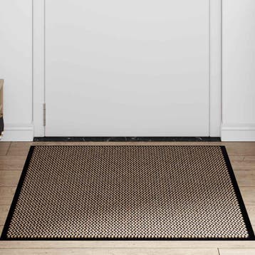 vidaXL Deurmat 90x150 cm bruin, Verzenden, Nieuw