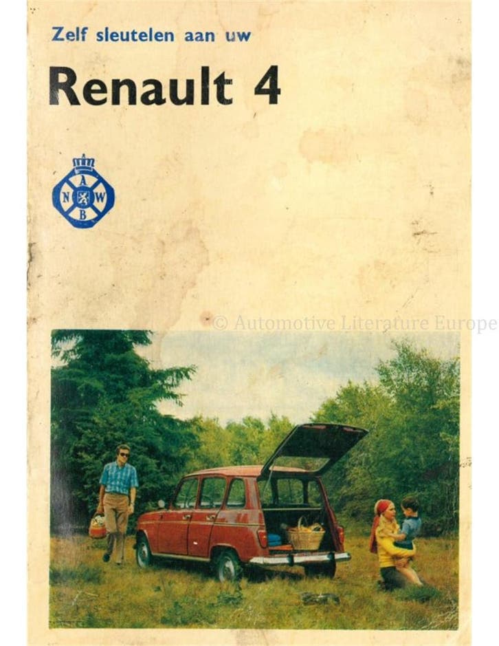 ZELF SLEUTELEN AAN UW RENAULT 4, Auto diversen, Handleidingen en Instructieboekjes, Ophalen of Verzenden