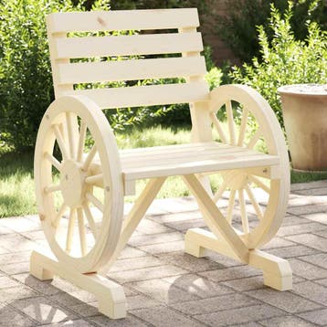 vidaXL Tuinstoelen 2 st 58x58x78,5 cm massief vurenhout, Verzenden, Nieuw