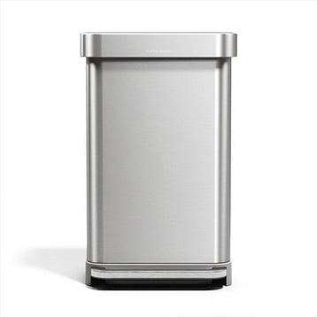 Simplehuman Rechthoekige Pedaalemmer 45L — nieuw, Verzenden