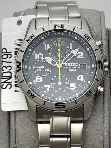Seiko - Chronograph - Zonder minimumprijs - SND379P1