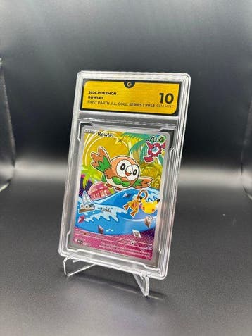 Pokémon - 1 Graded card - Rowlet 043 First Partner, Nieuw