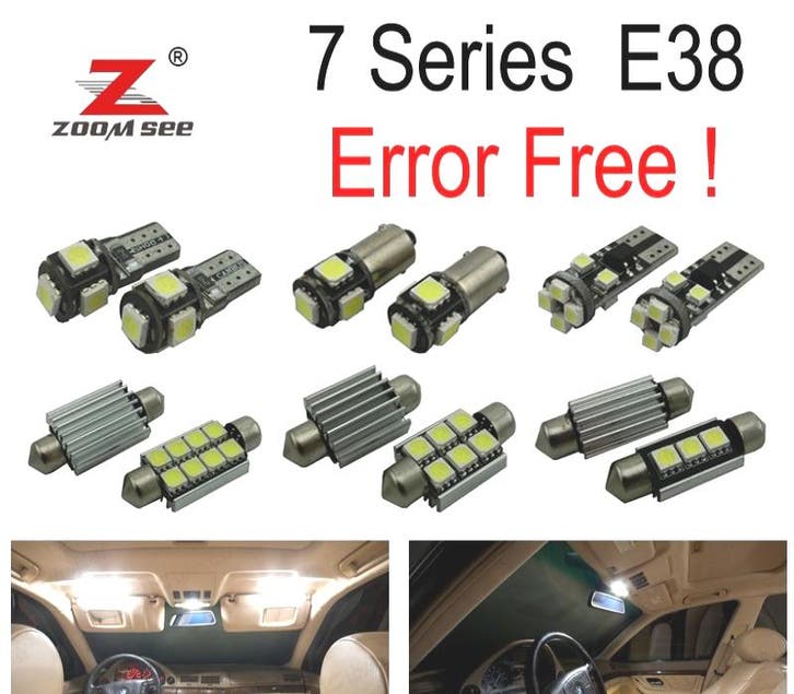 Kit 19 Ampoules Led Intérieur Pour Bmw Série 7 E38 Berline 7, Autos : Pièces & Accessoires, Éclairage, Envoi