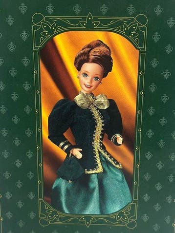 Barbie - Barbiepop 1996 Christmas Romance Barbie Ornament, Antiek en Kunst