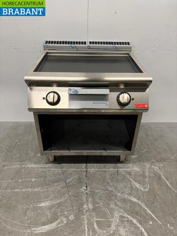 RVS Gastro M Gladde Bakplaat 80 cm 400V Horeca, Ophalen of Verzenden