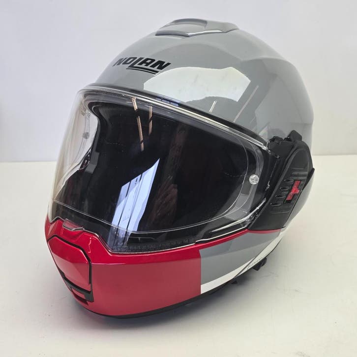 Nolan N120-1 Motorhelm Maat M | Nieuwstaat, Motoren, Kleding | Motorhelmen, Ophalen of Verzenden