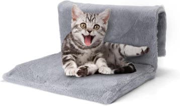 Kattenmand - Kattenbed - 48x30x25 cm - Grijs - Nobleza, Verzenden, Nieuw