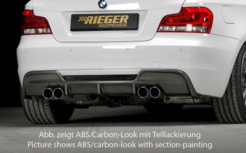 Rieger diffuser | 1er E82, E88 (182 / 1C): 10.07- - Coupé, C, Verzenden
