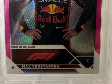 2023 Topps Chrome Max Verstappen 1 Parallel card, Serialized, Nieuw