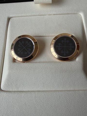 Chopard - Boutons de manchette - 18 carats Or rose Onyx