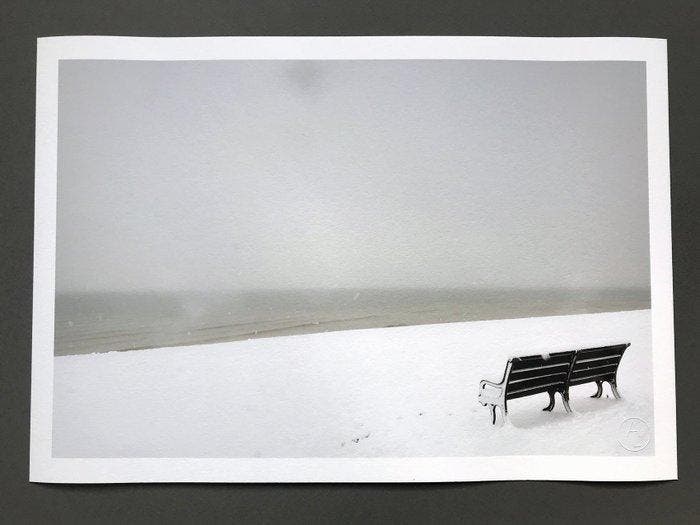 Andre Lichtenberg - Snow Bench, Antiquités & Art, Art | Objets design