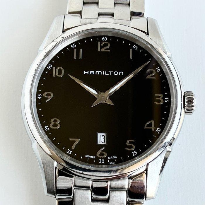 Hamilton - Jazzmaster Thinline - Zonder minimumprijs -, Handtassen en Accessoires, Horloges | Heren