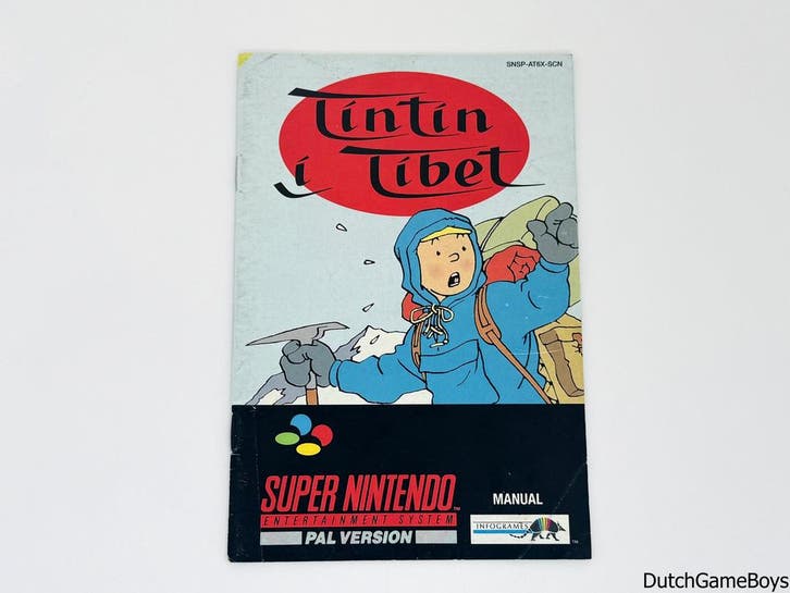 Super Nintendo / SNes - TinTin In Tibet - SCN  - Manual, Consoles de jeu & Jeux vidéo, Jeux | Nintendo NES, Envoi