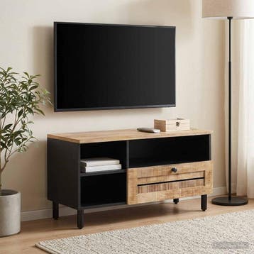 vidaXL Opbergkasten Bruin 80 x 33,5 x 46 cm Massief Mango, Verzenden