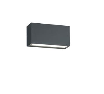 Trio TRENT wandlamp | LED | antraciet | 14 x 5 cm | IP65 | 1, Verzenden
