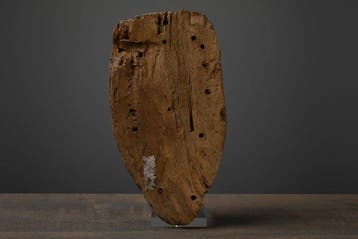 Égypte ancienne, période tardive Bois Masque funéraire en