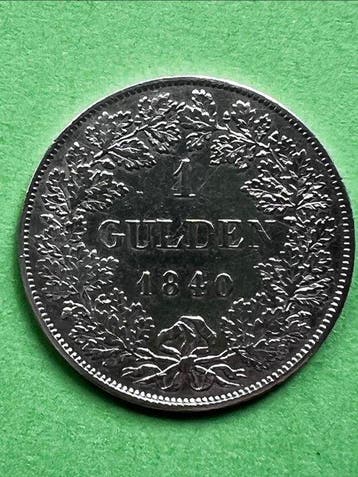 Allemagne, Saxe-Meiningen Herzog Bernhard. 1 Gulden 1840