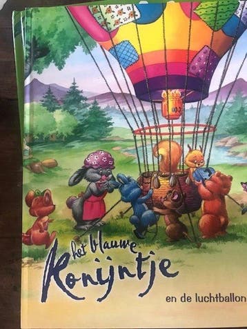 Het blauwe konijntje en de luchtballon - Spitzers, Verzenden, Nieuw