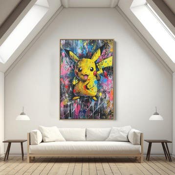 Dine Chanima (XX-XXI) - (XXL) Giant Pikachu Stencil Art