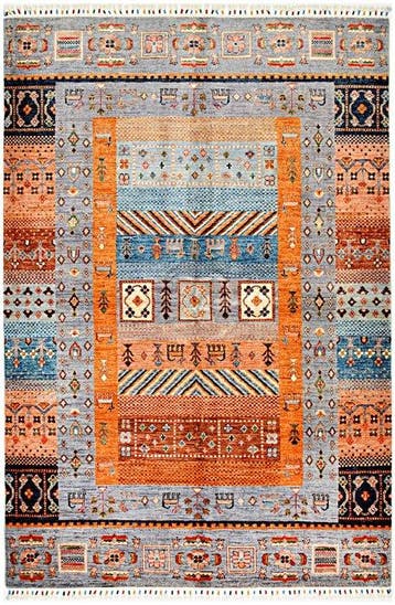 Afghan, Gabbeh, Traditioneel handgeknoopt tapijt Ariana, Nieuw
