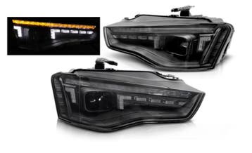 LED projector koplampen dynamisch Black geschikt voor Audi, Verzenden
