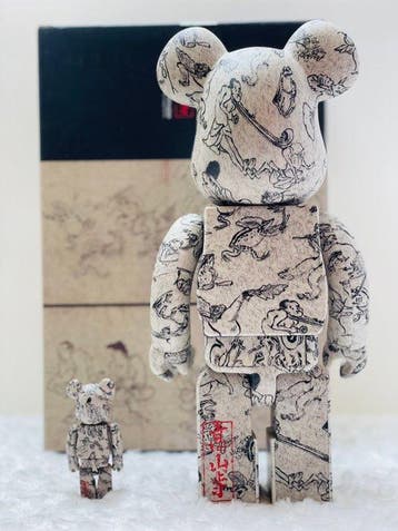 Medicom toy - BE@RBRICK 400% & 100% Choju Jinbutsu Giga