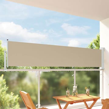 vidaXL Zijkant luifel 60 x 300 cm 100% polyester, ijzer,, Verzenden, Nieuw