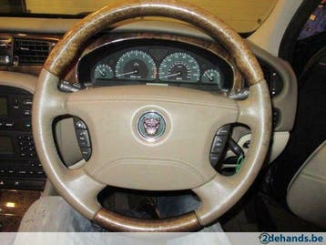 stuurwiel Jaguar S Type hout/leder  XR843099AEK, Nieuw, Jaguar